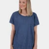 Damen T-Shirt Suno B In Blau 1 Damen T-Shirt Suno B In Blau -URBAN CLASSICS Verkäufe alife kickin t shirt blau 929526