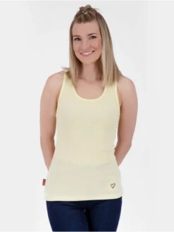 Damen Tank Tops Lisa In Gelb