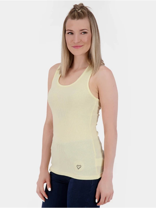 Damen Tank Tops Lisa In Gelb 4 Damen Tank Tops Lisa In Gelb – Bild 2