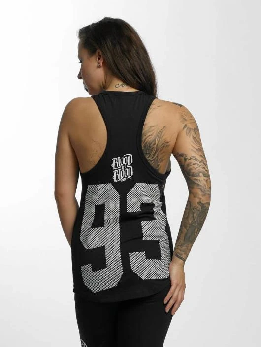 Damen Tank Tops Clean Logo In Schwarz 4 Damen Tank Tops Clean Logo In Schwarz – Bild 2