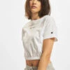 Champion Damen T-Shirt Crop In Weiß -URBAN CLASSICS Verkäufe champion t shirt weiss 877427