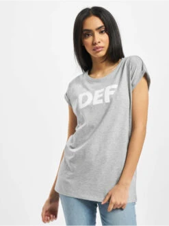 DEF Damen T-Shirt Sizza In Grau