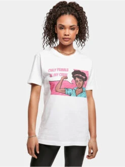 Mister Tee Damen T-Shirt Only In Weiß