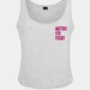Mister Tee Damen Tank Tops Ladies Waiting For Friday In Grau -URBAN CLASSICS Verkäufe mister tee tank tops grau 948276