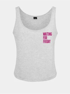 Mister Tee Damen Tank Tops Ladies Waiting For Friday In Grau