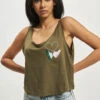 Mister Tee Damen Tank Tops Ladies Kick Love Emb In Olive -URBAN CLASSICS Verkäufe mister tee tank tops olive 948293