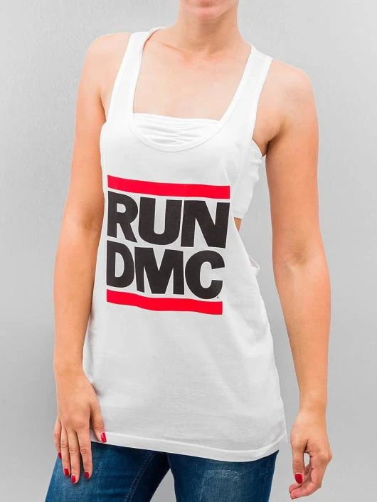 Mister Tee Damen Tank Tops Un DMC Logo In Weiß 4 Mister Tee Damen Tank Tops Un DMC Logo In Weiß – Bild 2
