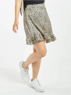 NA-KD Damen Rock Flounce In Beige