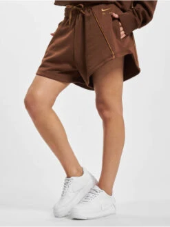 Nike Damen Shorts Air Fleece In Braun