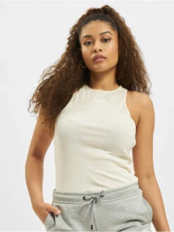 Nike Damen Tank Tops W Nsw Essntl Rib In Beige