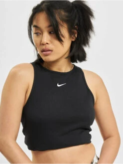 Nike Damen Tank Tops W Nsw Essntl Rib In Schwarz