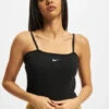 Nike Damen Tank Tops Essentials Rib Crop In Schwarz -URBAN CLASSICS Verkäufe nike tank tops schwarz 903942