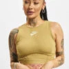 Nike Damen Top Air Rib Tank In Gelb -URBAN CLASSICS Verkäufe nike top gelb 896577