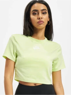 Nike Damen Top Air Crop In Grün