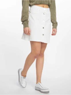 Noisy May Damen Rock NmSunny Noos Short Denim In Weiß