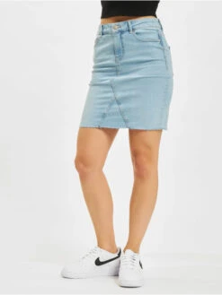 ONLY Damen Rock Fan Raw Edge In Blau