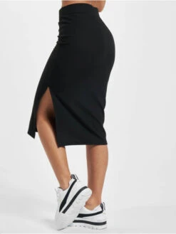 ONLY Damen Rock Emma Slit In Schwarz -URBAN CLASSICS Verkäufe only rock schwarz 968610 1