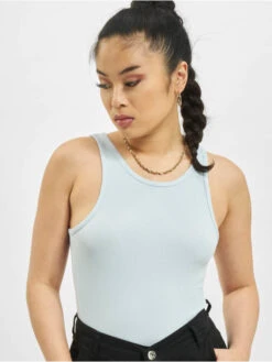 ONLY Damen Tank Tops OnlKenya Life Rib Noos In Blau