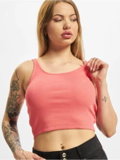 ONLY Damen Tank Tops Nessa Life In Orange