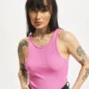 ONLY Damen Tank Tops Kenya Rib In Pink -URBAN CLASSICS Verkäufe only tank tops pink 893563