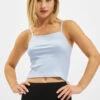 ONLY Damen Top OnlLarra Cropped Singlet JRS In Blau -URBAN CLASSICS Verkäufe only top blau 830548