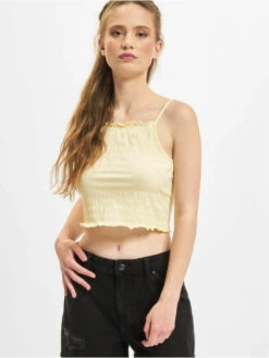 ONLY Damen Top Ossi Short In Gelb