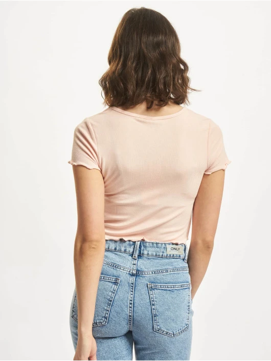 ONLY Damen Top Kika V-Neck In Rosa 4 ONLY Damen Top Kika V-Neck In Rosa – Bild 2