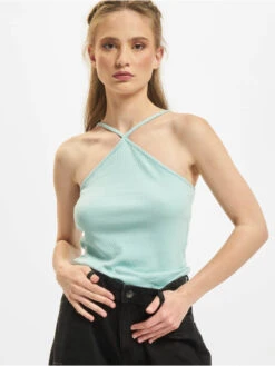 ONLY Damen Top Nessa Rib In Türkis
