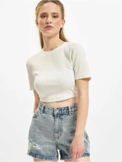 ONLY Damen Top Lea Open Back In Weiß