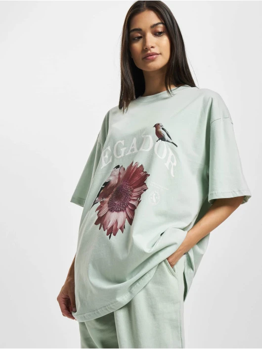 Pegador Damen T-Shirt Zea Oversized In Grün 3 Pegador Damen T-Shirt Zea Oversized In Grün
