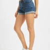 Damen Shorts Turn Up Denim In Blau -URBAN CLASSICS Verkäufe project x paris shorts blau 835128