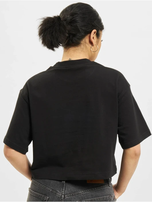 Reebok Damen T-Shirt Cl Pf Big Logo In Schwarz 4 Reebok Damen T-Shirt Cl Pf Big Logo In Schwarz – Bild 2