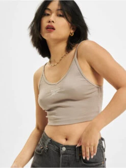 Reebok Damen Top Cl Wde Strappy In Grau