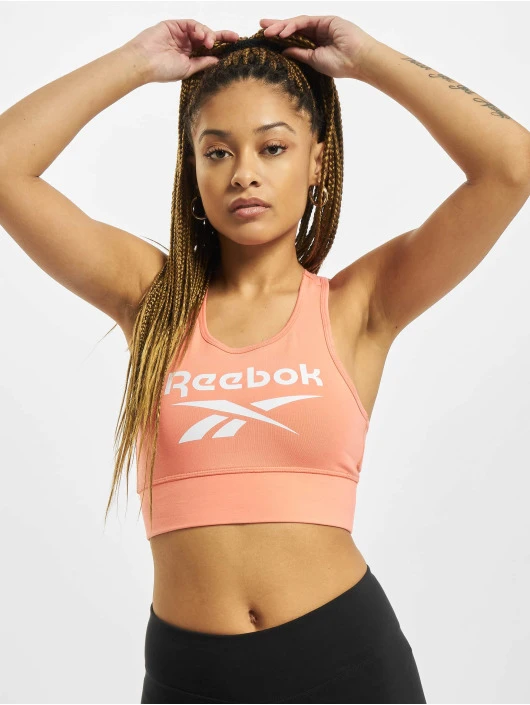 Reebok Damen Top Identity BL Cotton In Orange 3 Reebok Damen Top Identity BL Cotton In Orange