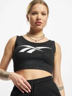 Reebok Damen Top DC Fitness In Schwarz