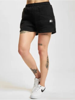 Starter Damen Shorts Ladies Essential In Schwarz