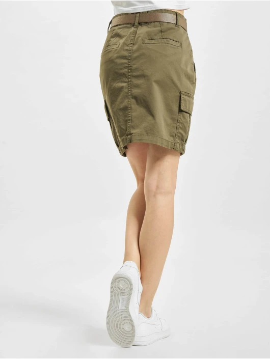 SUBLEVEL Damen Rock Romy In Olive 4 SUBLEVEL Damen Rock Romy In Olive – Bild 2