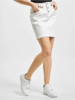 SUBLEVEL Damen Rock Brenna In Weiß