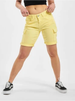 SUBLEVEL Damen Shorts Peja In Gelb