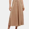URBAN CLASSICS Damen Rock Ladies Satin Midi In Beige -URBAN CLASSICS Verkäufe urban classics rock beige 899481