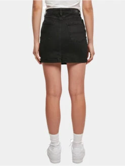 URBAN CLASSICS Damen Rock Ladies Organic Stretch Denim Mini In Schwarz 5 URBAN CLASSICS Damen Rock Ladies Organic Stretch Denim Mini In Schwarz -URBAN CLASSICS Verkäufe urban classics rock schwarz 899427 1