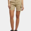 URBAN CLASSICS Damen Shorts Ladies High Waist In Beige -URBAN CLASSICS Verkäufe urban classics shorts beige 952905