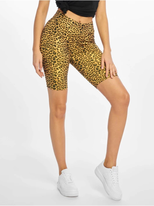 URBAN CLASSICS Damen Shorts Cycle Pattern In Braun 3 URBAN CLASSICS Damen Shorts Cycle Pattern In Braun