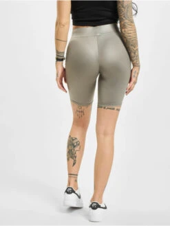 URBAN CLASSICS Damen Shorts Imitation Leather Cycle In Grau -URBAN CLASSICS Verkäufe urban classics shorts grau 821654 1