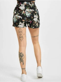 URBAN CLASSICS Damen Shorts Ladies Aop Viscose Resort In Schwarz -URBAN CLASSICS Verkäufe urban classics shorts schwarz 821491 1