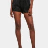 URBAN CLASSICS Damen Shorts Viscose Satin Resort In Schwarz -URBAN CLASSICS Verkäufe urban classics shorts schwarz 900853
