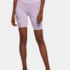 URBAN CLASSICS Damen Shorts Ladies High Waist Tech Mesh In Violet -URBAN CLASSICS Verkäufe urban classics shorts violet 899271