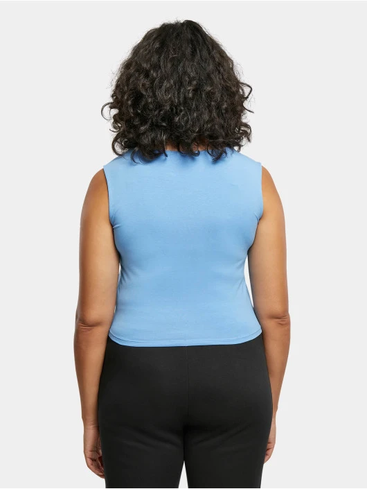 URBAN CLASSICS Damen Tank Tops Ladies Short Corsage In Blau 4 URBAN CLASSICS Damen Tank Tops Ladies Short Corsage In Blau – Bild 2