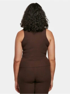 URBAN CLASSICS Damen Tank Tops Ladies Short Rib Knit Turtleneck In Braun 5 URBAN CLASSICS Damen Tank Tops Ladies Short Rib Knit Turtleneck In Braun -URBAN CLASSICS Verkäufe urban classics tank tops braun 916501 1