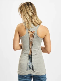 URBAN CLASSICS Damen Tank Tops Cutted Back In Grau 5 URBAN CLASSICS Damen Tank Tops Cutted Back In Grau -URBAN CLASSICS Verkäufe urban classics tank tops grau 116371 1